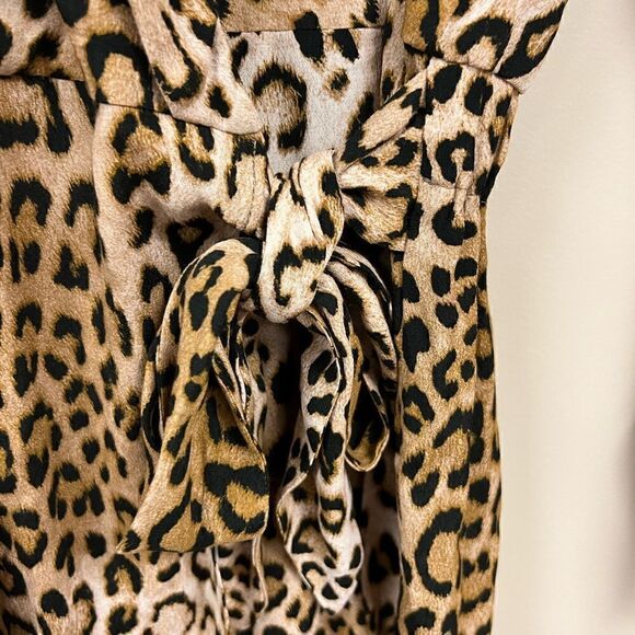 Zara animal print romper with side tie Size S - Picture 8 of 10